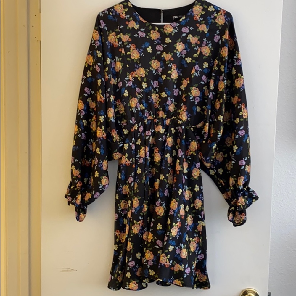 Balloon sleeve Floral Dress